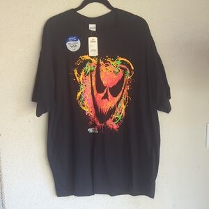 Gildan Black Tee with Colorful Graphic